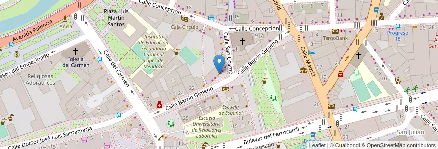 Mapa de ubicacion de Bar Rodri en Sepanyol, Castilla Y León, Burgos, Alfoz De Burgos, Burgos.