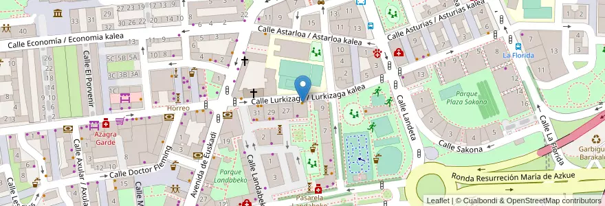 Mapa de ubicacion de Bar Rubén en Spanien, Autonome Gemeinschaft Baskenland, Bizkaia, Bilboaldea, Barakaldo.