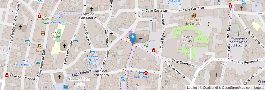 Mapa de ubicacion de Bar San Juan de la Palma en Spanje, Andalusië, Sevilla, Sevilla.