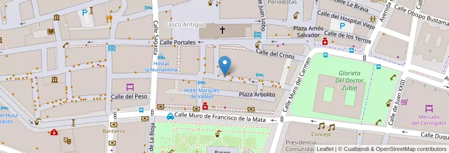Mapa de ubicacion de Bar San Juan en Spain, Rioja, Rioja, Logroño.