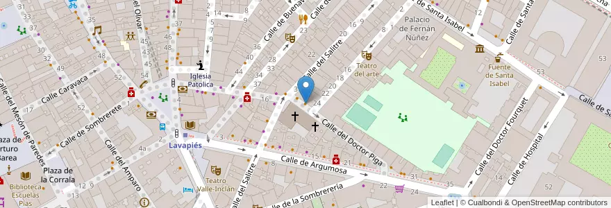 Mapa de ubicacion de Bar San Lorenzo en スペイン, マドリード州, Comunidad De Madrid, Área Metropolitana De Madrid Y Corredor Del Henares, Madrid.