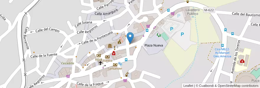 Mapa de ubicacion de Bar Sánchez en إسبانيا, منطقة مدريد, منطقة مدريد, Cuenca Del Guadarrama, Cercedilla.