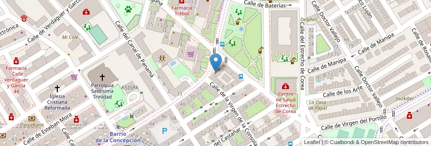 Mapa de ubicacion de Bar Sidrería Ruval en Испания, Мадрид, Мадрид, Área Metropolitana De Madrid Y Corredor Del Henares, Мадрид.