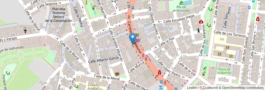 Mapa de ubicacion de Bar Siglo XXI en Spain, Castile And León, Salamanca, Campo De Salamanca, Salamanca.