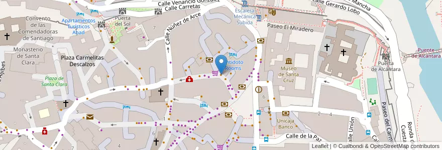 Mapa de ubicacion de Bar Sillería en Sepanyol, Castilla-La Mancha, Toledo, Toledo, Toledo.