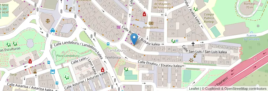Mapa de ubicacion de Bar Sobrado en スペイン, バスク州, Bizkaia, Bilboaldea, Barakaldo.