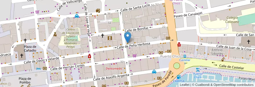 Mapa de ubicacion de Bar Solórzano en Spain, Cantabria, Cantabria, Santander, Santander.