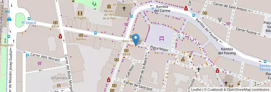 Mapa de ubicacion de Bar Sport en Espanha, Catalunha, Barcelona, Osona, Vic.