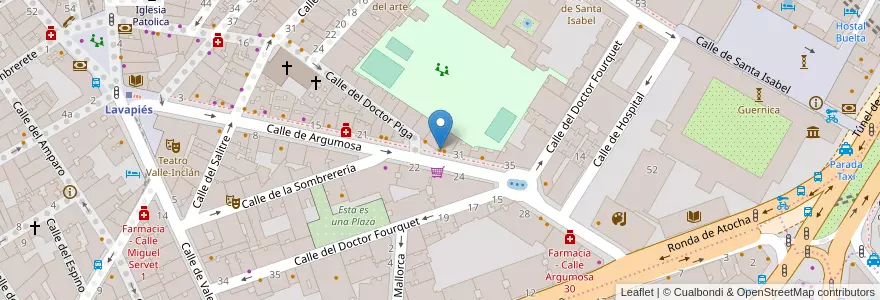 Mapa de ubicacion de Bar Super India en Spanien, Autonome Gemeinschaft Madrid, Autonome Gemeinschaft Madrid, Área Metropolitana De Madrid Y Corredor Del Henares, Madrid.