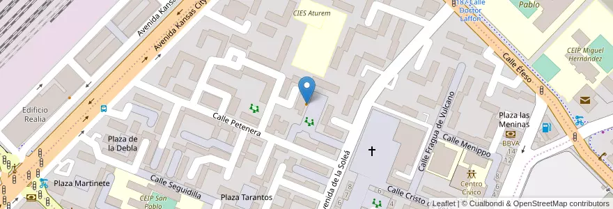 Mapa de ubicacion de Bar Talo en Espanha, Andaluzia, Sevilla, Sevilla.