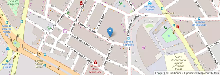 Mapa de ubicacion de Bar Taxímetro en إسبانيا, أرغون, سرقسطة, Zaragoza, سرقسطة.