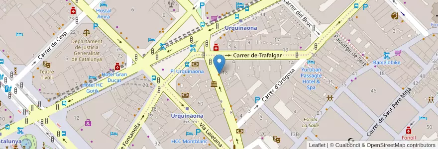 Mapa de ubicacion de Bar timón en 西班牙, Catalunya, Barcelona, Barcelonès, Barcelona.