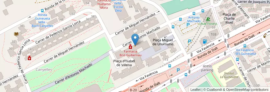 Mapa de ubicacion de Bar Tío Cuco en اسپانیا, Catalunya, Barcelona, Barcelonès, Barcelona.