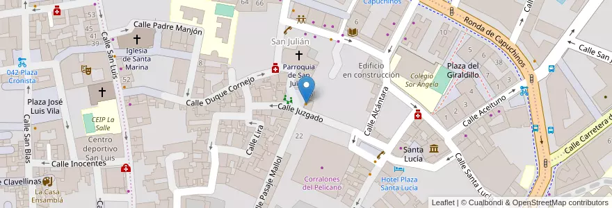 Mapa de ubicacion de Bar Tolina (Márquez) en Spain, Andalusia, Sevilla, Seville.