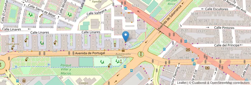 Mapa de ubicacion de Bar Tomillar en İspanya, Castilla Y León, Salamanca, Campo De Salamanca, Salamanca.