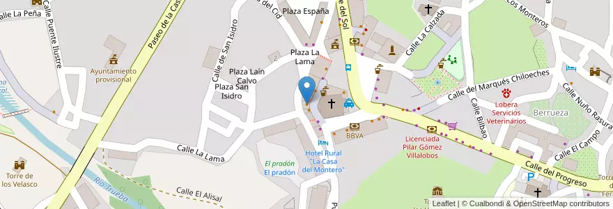 Mapa de ubicacion de Bar Tu Casa en Spanje, Castilië En León, Burgos, Las Merindades, Espinosa De Los Monteros.