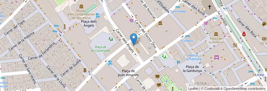 Mapa de ubicacion de Bar Victoria en Espagne, Catalogne, Barcelone, Barcelonais, Barcelone.