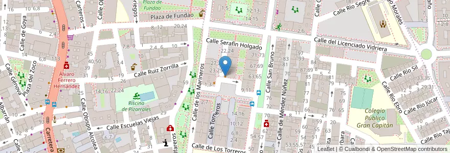 Mapa de ubicacion de Bar Villamor en スペイン, カスティーリャ・イ・レオン州, サラマンカ, Campo De Salamanca, サラマンカ.