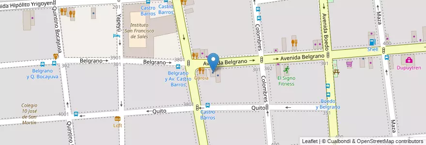Mapa de ubicacion de Barberia Velatorios, Almagro en 阿根廷, Ciudad Autónoma De Buenos Aires, Comuna 5, 布宜诺斯艾利斯.