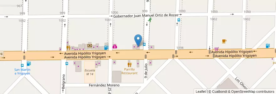 Mapa de ubicacion de Barbosa Automotores en Arjantin, Buenos Aires, Partido De Morón, Morón.