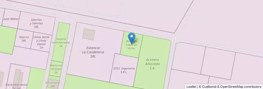 Mapa de ubicacion de Barbotti Eduardo Victor en 阿根廷, Santa Fe, Departamento La Capital, Municipio De Sauce Viejo.