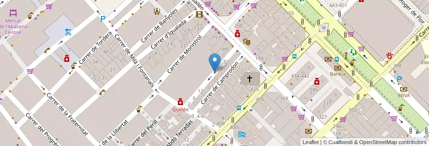 Mapa de ubicacion de Barcelona Pipa Club en اسپانیا, Catalunya, Barcelona, Barcelonès, Barcelona.