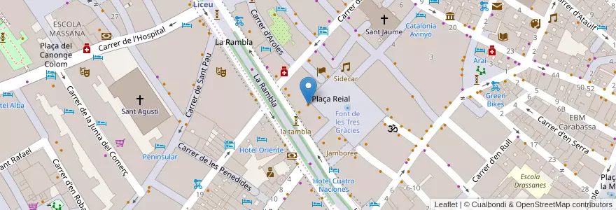 Mapa de ubicacion de Barcelona Pipa Club en Sepanyol, Catalunya, Barcelona, Barcelonès, Barcelona.