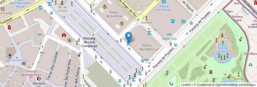 Mapa de ubicacion de Barcelona Segway Tour en Испания, Каталония, Барселона, Барселонес, Барселона.