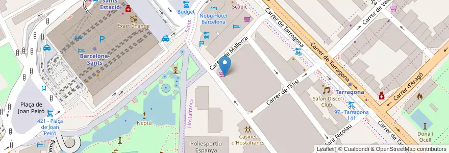 Mapa de ubicacion de Barcino School en 西班牙, Catalunya, Barcelona, Barcelonès, Barcelona.