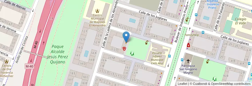 Mapa de ubicacion de BareM@gnum en 스페인, Comunidad De Madrid, Comunidad De Madrid, Área Metropolitana De Madrid Y Corredor Del Henares, 마드리드.