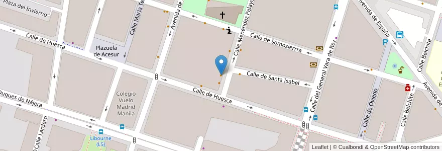 Mapa de ubicacion de Barrio en スペイン, ラ・リオハ州, La Rioja, Logroño.