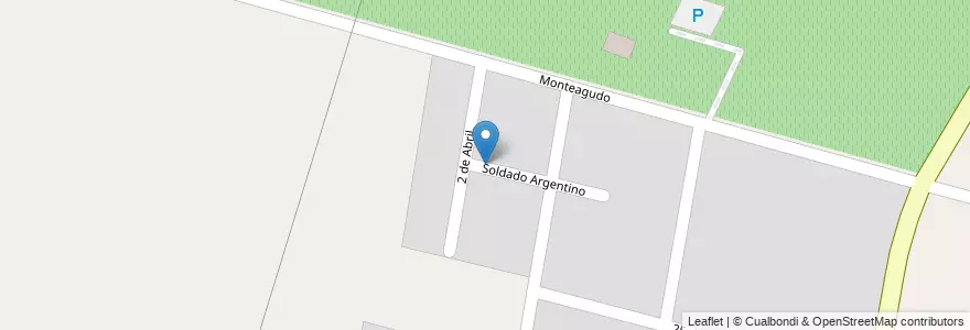 Mapa de ubicacion de Barrio 8 de Mayo en Argentinien, Chile, Mendoza, Departamento Maipú, Distrito Coquimbito, Maipú.