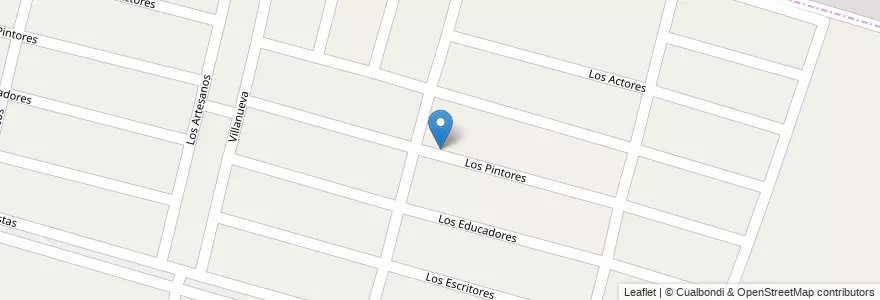 Mapa de ubicacion de Barrio Antartida Argentina II en 阿根廷, 智利, Mendoza, Departamento Maipú, Maipú.