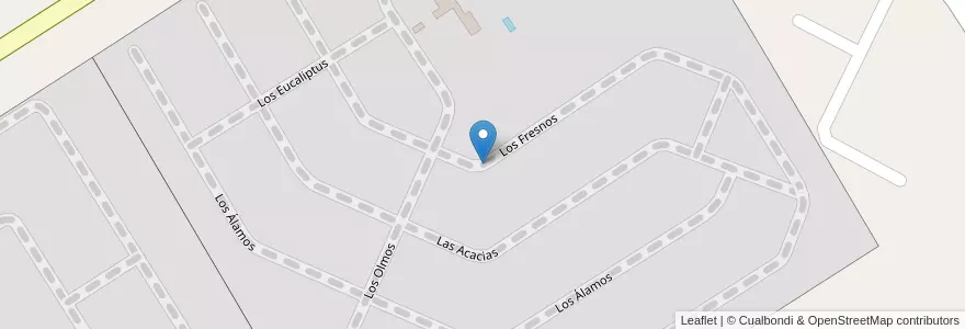 Mapa de ubicacion de Barrio El Casco en Arjantin, Buenos Aires, Partido De Zárate.