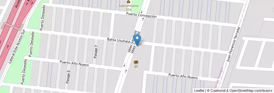 Mapa de ubicacion de Barrio La Gloria en Arjantin, Şili, Mendoza, Godoy Cruz, Distrito Las Tortugas.