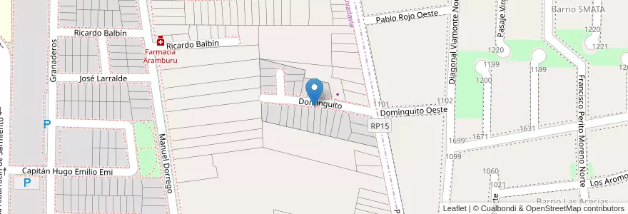 Mapa de ubicacion de Barrio Las Jarillas en Arjantin, San Juan, Şili, Capital.