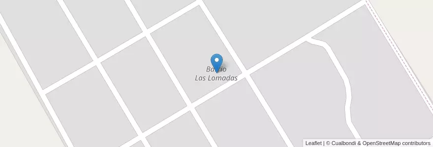 Mapa de ubicacion de Barrio Las Lomadas en Argentinien, Provinz Buenos Aires, Partido De Campana, Alto Los Cardales.
