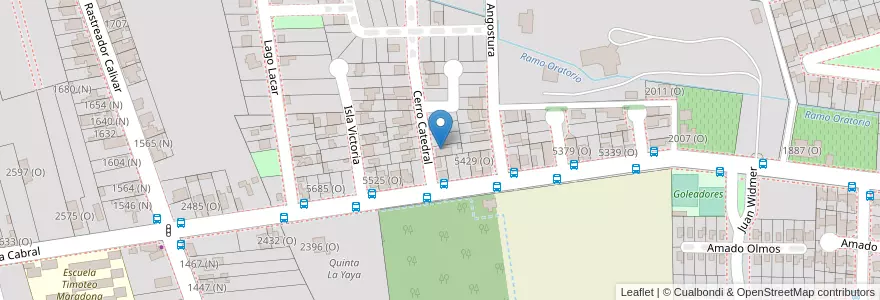 Mapa de ubicacion de Barrio Los Arrayanes II en Arjantin, San Juan, Şili, Rivadavia.