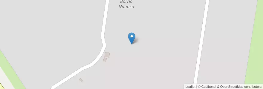 Mapa de ubicacion de Barrio Nautico en アルゼンチン, エントレ・リオス州, Departamento Islas Del Ibicuy, Distrito Paranacito, Villa Paranacito.