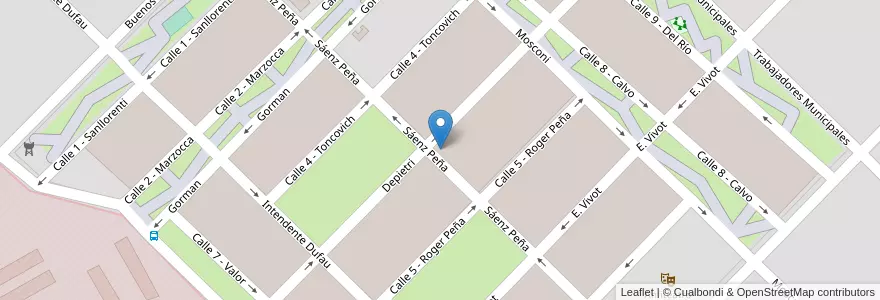 Mapa de ubicacion de Barrio ProCreAr en Argentina, Buenos Aires, Partido De Tandil, Tandil.