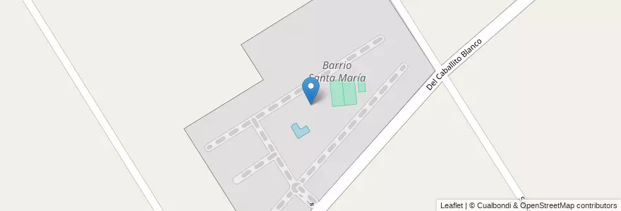 Mapa de ubicacion de Barrio Santa María en الأرجنتين, بوينس آيرس, Partido De Escobar, Matheu.