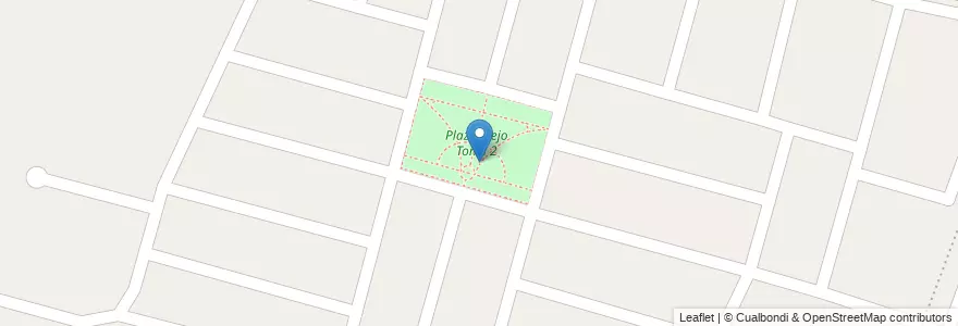 Mapa de ubicacion de Barrio Viejo Tonel 2 en Argentine, Chili, Mendoza, Departamento Maipú, Distrito Ciudad De Maipú, Maipú.