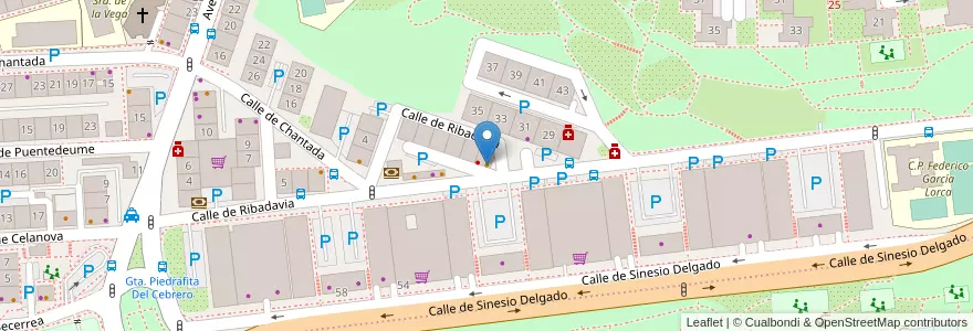 Mapa de ubicacion de Baryona en スペイン, マドリード州, Comunidad De Madrid, Área Metropolitana De Madrid Y Corredor Del Henares, Madrid.