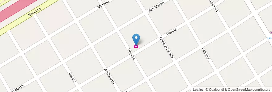 Mapa de ubicacion de Base de Salud Nº 24 Cunita I en Argentinië, Buenos Aires, Partido De Ezeiza, Ezeiza.
