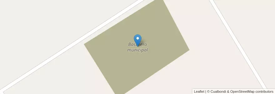 Mapa de ubicacion de Basurero municipal en Argentine, Province De Buenos Aires, Partido De Nueve De Julio, Cuartel Nueve De Julio Rural.