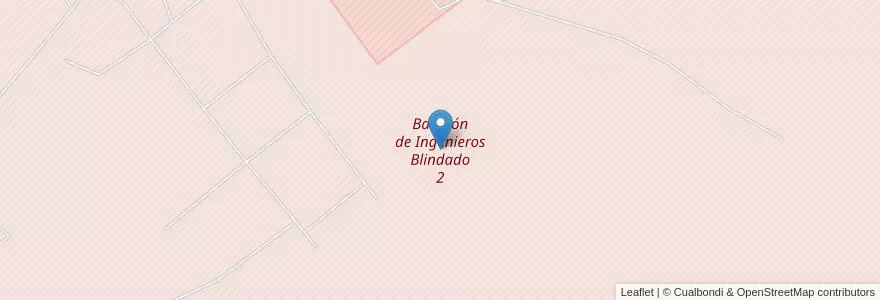 Mapa de ubicacion de Batallón de Ingenieros Blindado 2 en Argentina, Wilayah Entre Ríos, Departamento Uruguay, Distrito Molino, Concepción Del Uruguay.