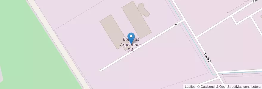 Mapa de ubicacion de Baterías Argentinas S.A. en Arjantin, Buenos Aires, Partido Del Pilar, Fátima.