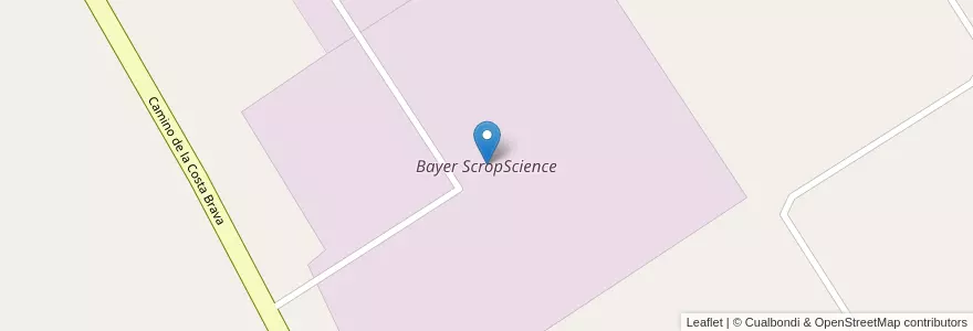 Mapa de ubicacion de Bayer ScropScience en Argentine, Province De Buenos Aires, Partido De Zárate.