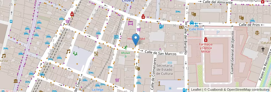 Mapa de ubicacion de Bazaar en スペイン, マドリード州, Comunidad De Madrid, Área Metropolitana De Madrid Y Corredor Del Henares, Madrid.