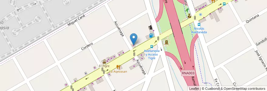 Mapa de ubicacion de Bazar & Algo Mas en Argentina, Provincia Di Buenos Aires, Partido De San Fernando, Victoria.